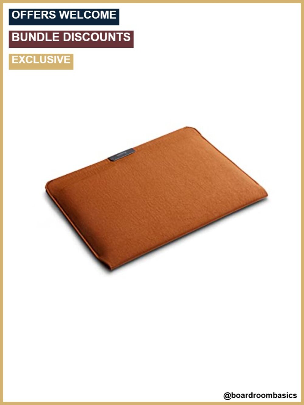 Laptop Sleeve 16 Inch MacBook Magnetic Closure Quilted Microfiber Slim